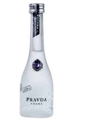 (en) PRAVDA  PURE  POLAND VODKA 40%  (  X 5 CL)